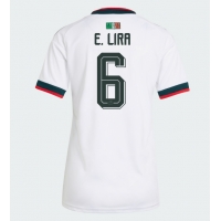Camisa de Futebol México Erik Lira #6 Equipamento Secundário Mulheres Mundo 2026 Manga Curta